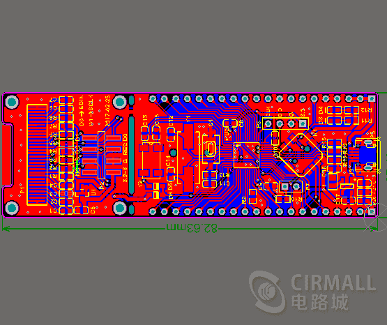 资料分享：STM32驱动0.96寸OLED显示屏硬件原理图和PCB