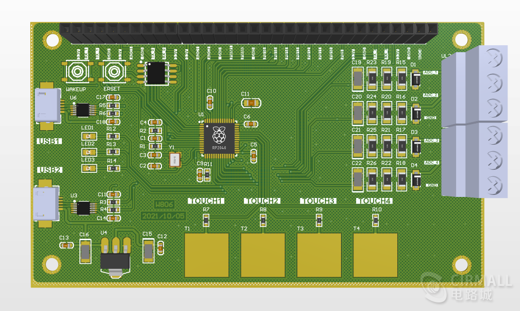安全IoT MCU芯片——W806支持平头哥CDK开发环境（PCB+例程+快速入门指南）